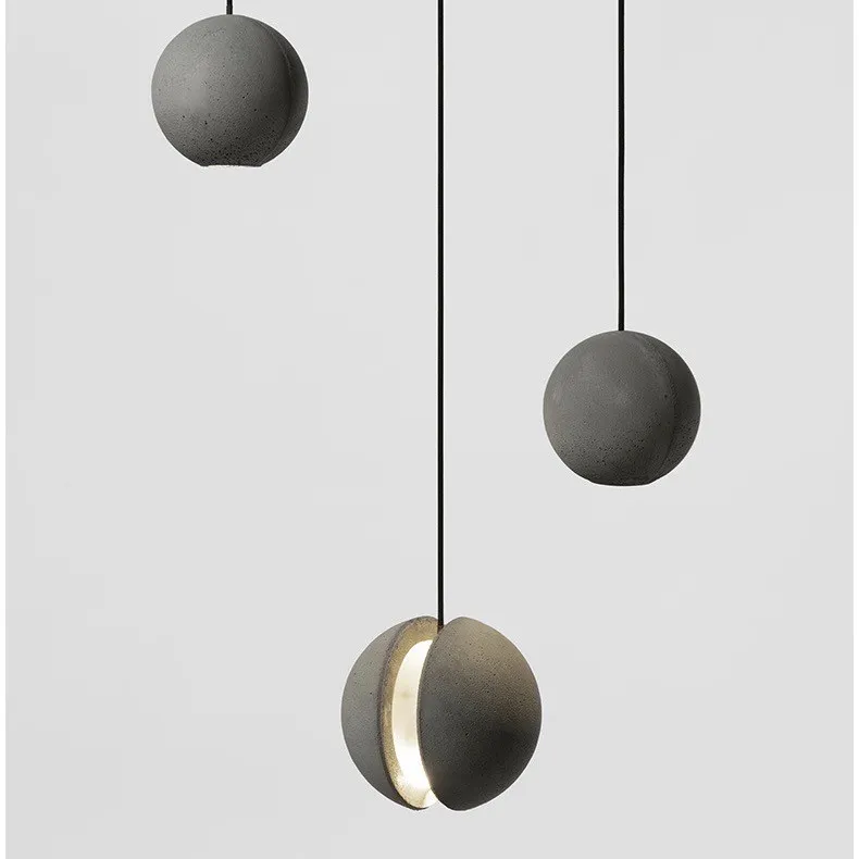 MARS Concrete Pendant Light For Living Room