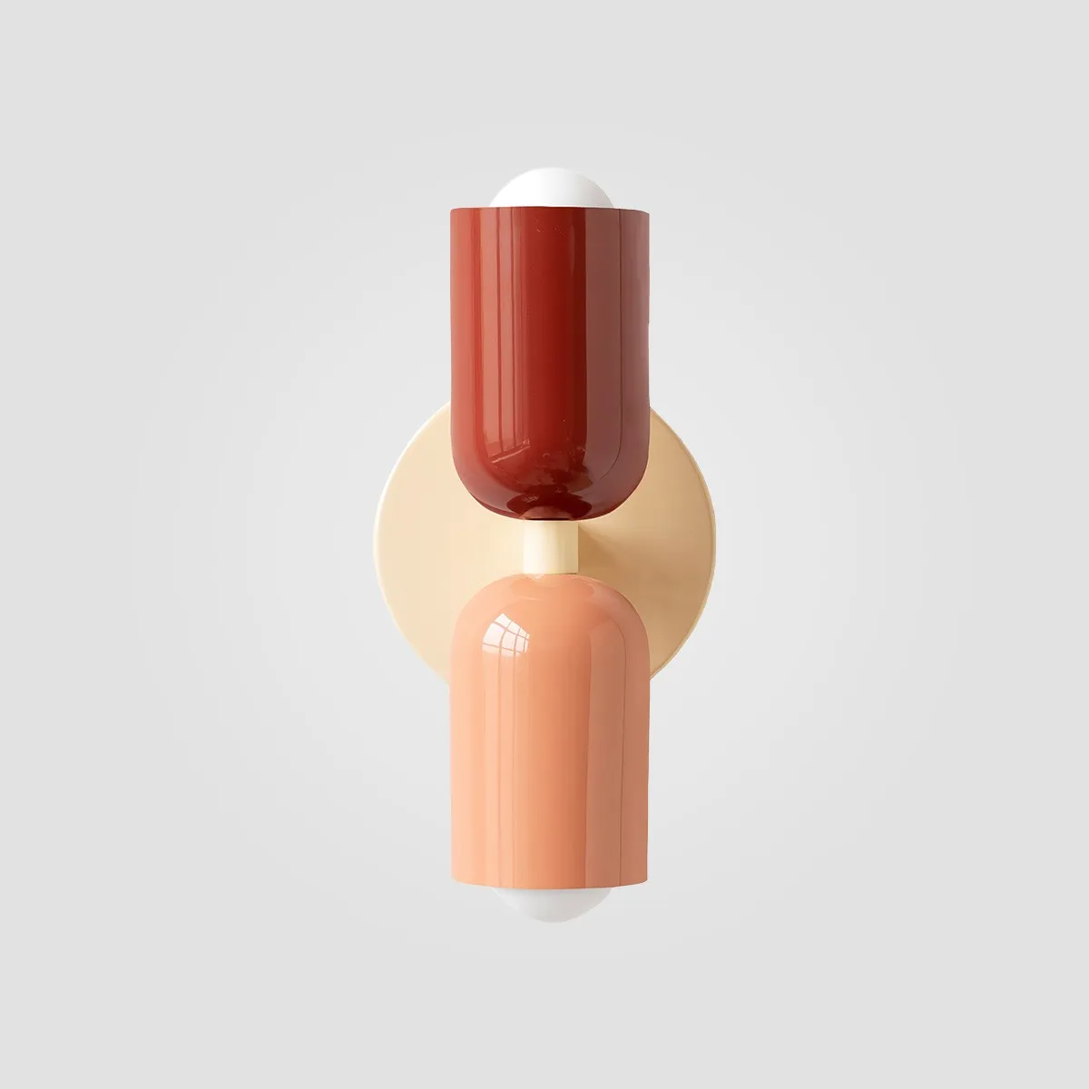 Colorful Double Head Up Down Wall Sconce S113