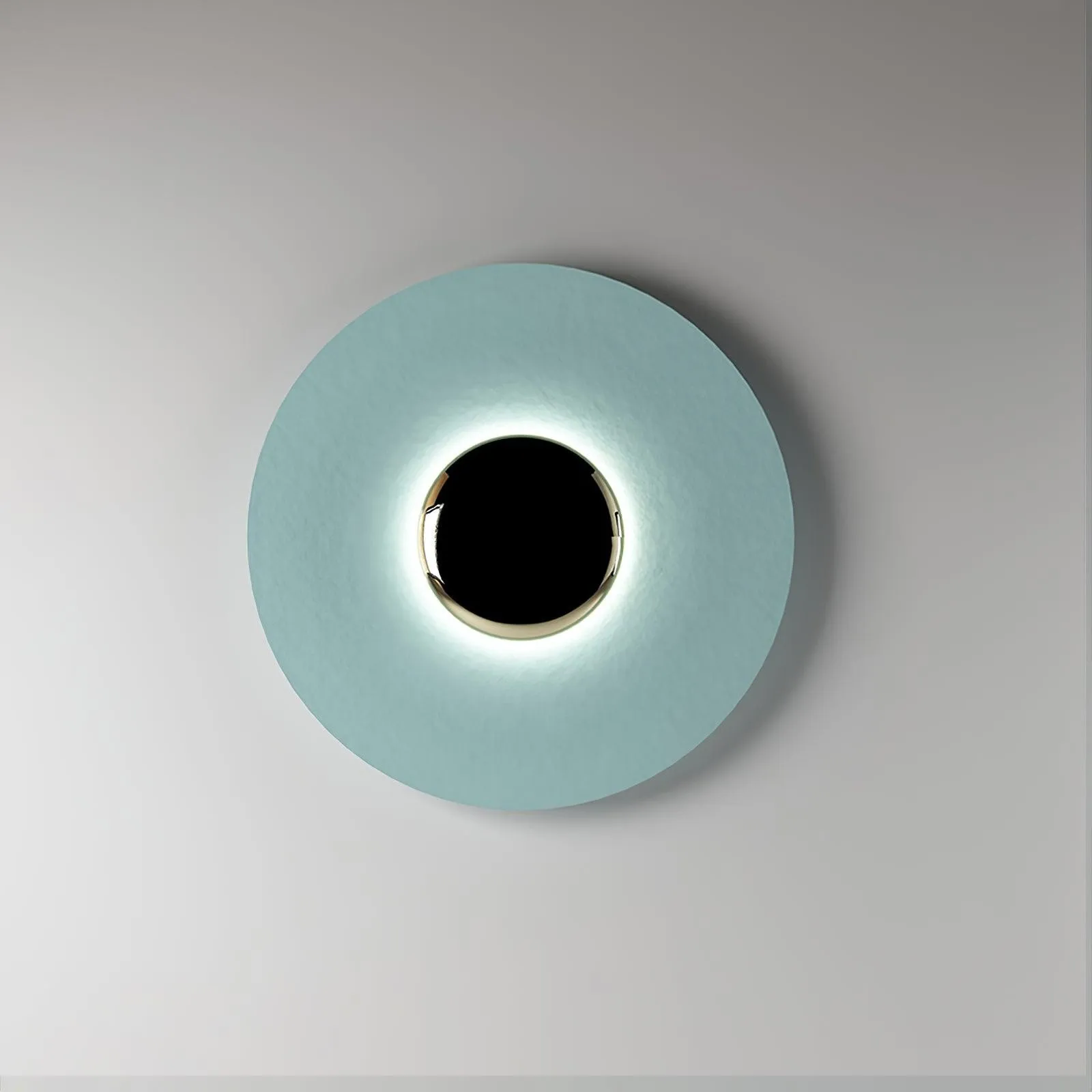 Simplicity Round Ginger Glow Wall Light S188