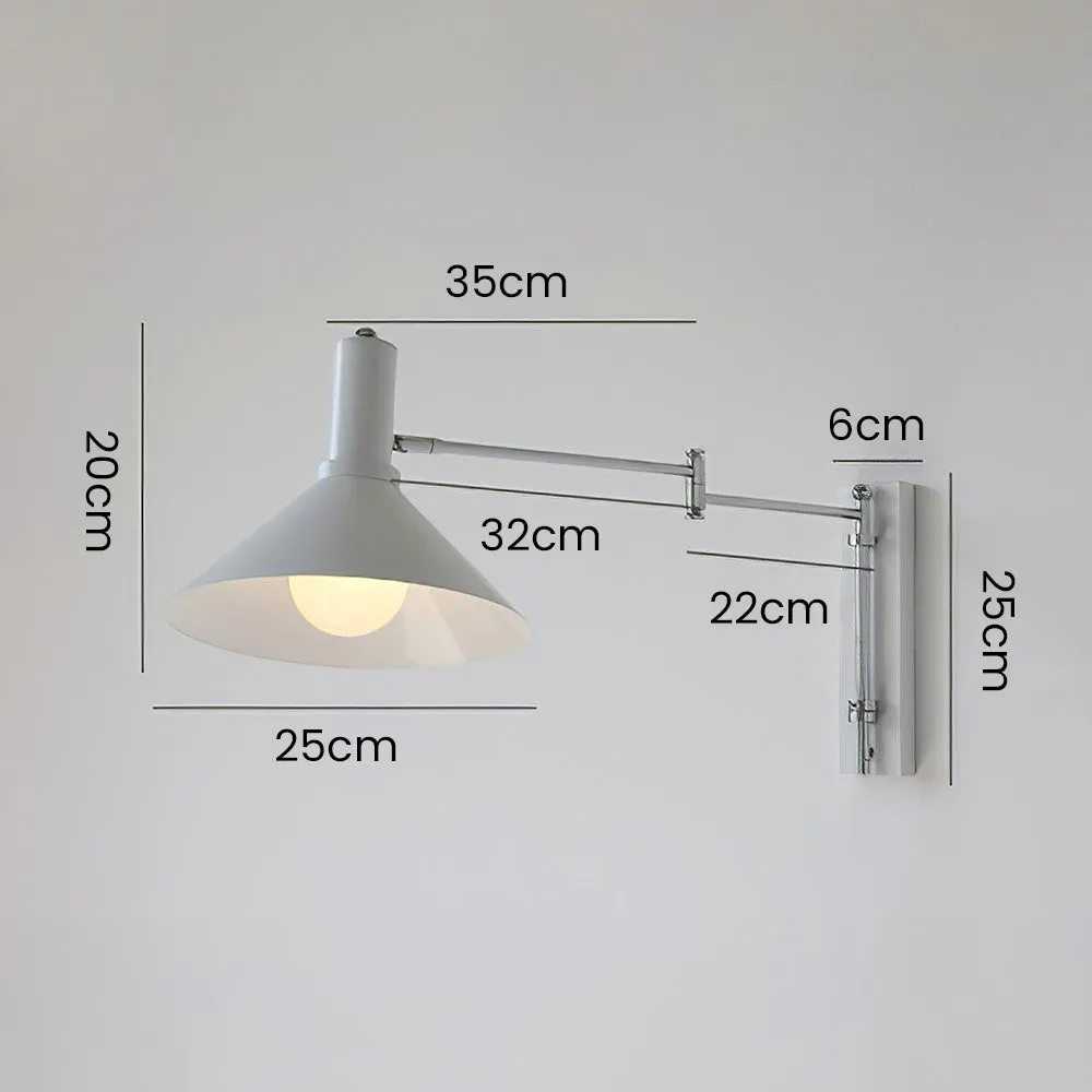 Bauhaus Simple Rotatable Stained Wall Light T032