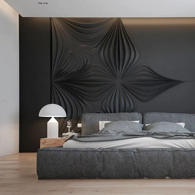 Modern Mushroom Metal Table Lamp for Bedroom