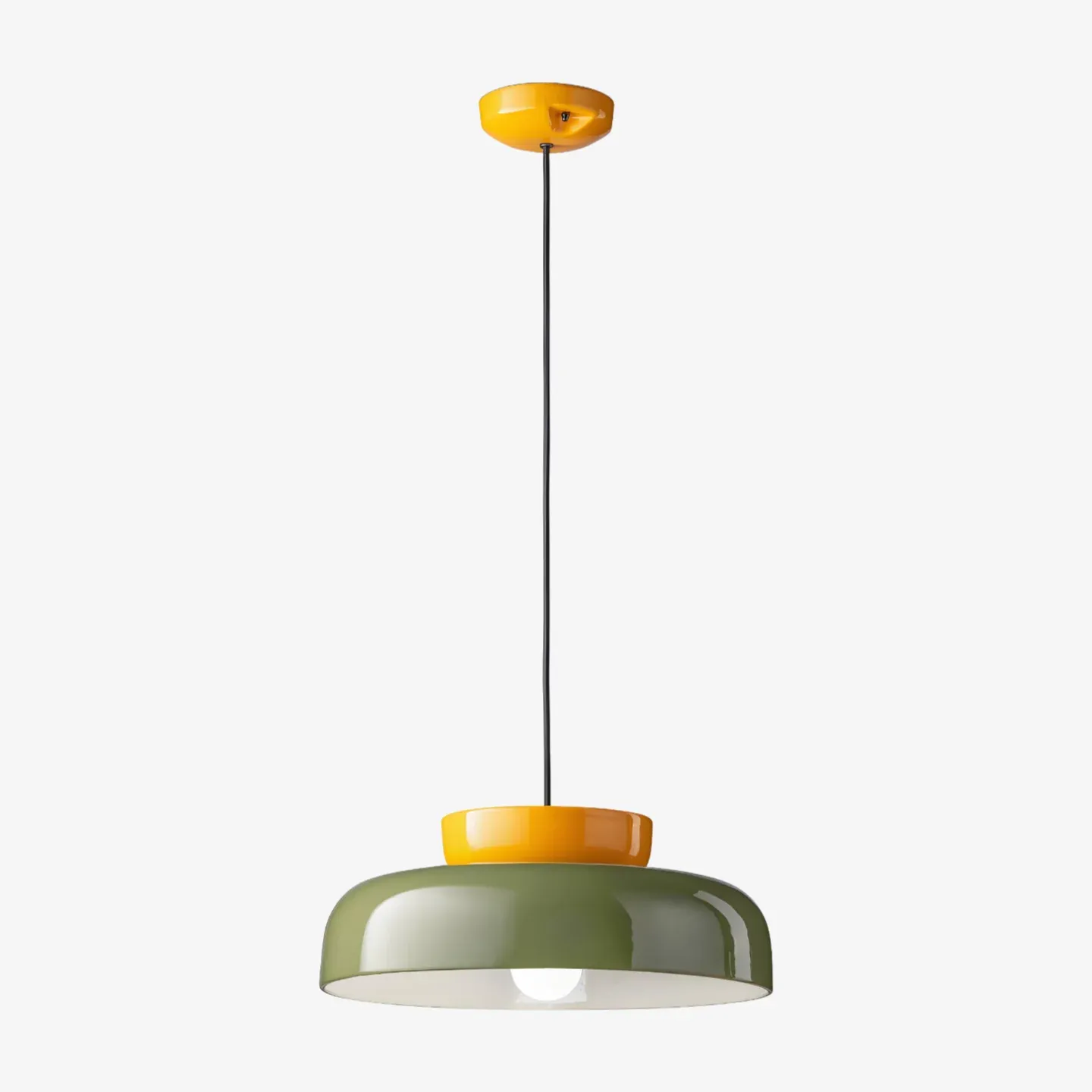 Fiesta Colorful Bowl-Shaped Ceramic Pendant Light for Dining Room T068