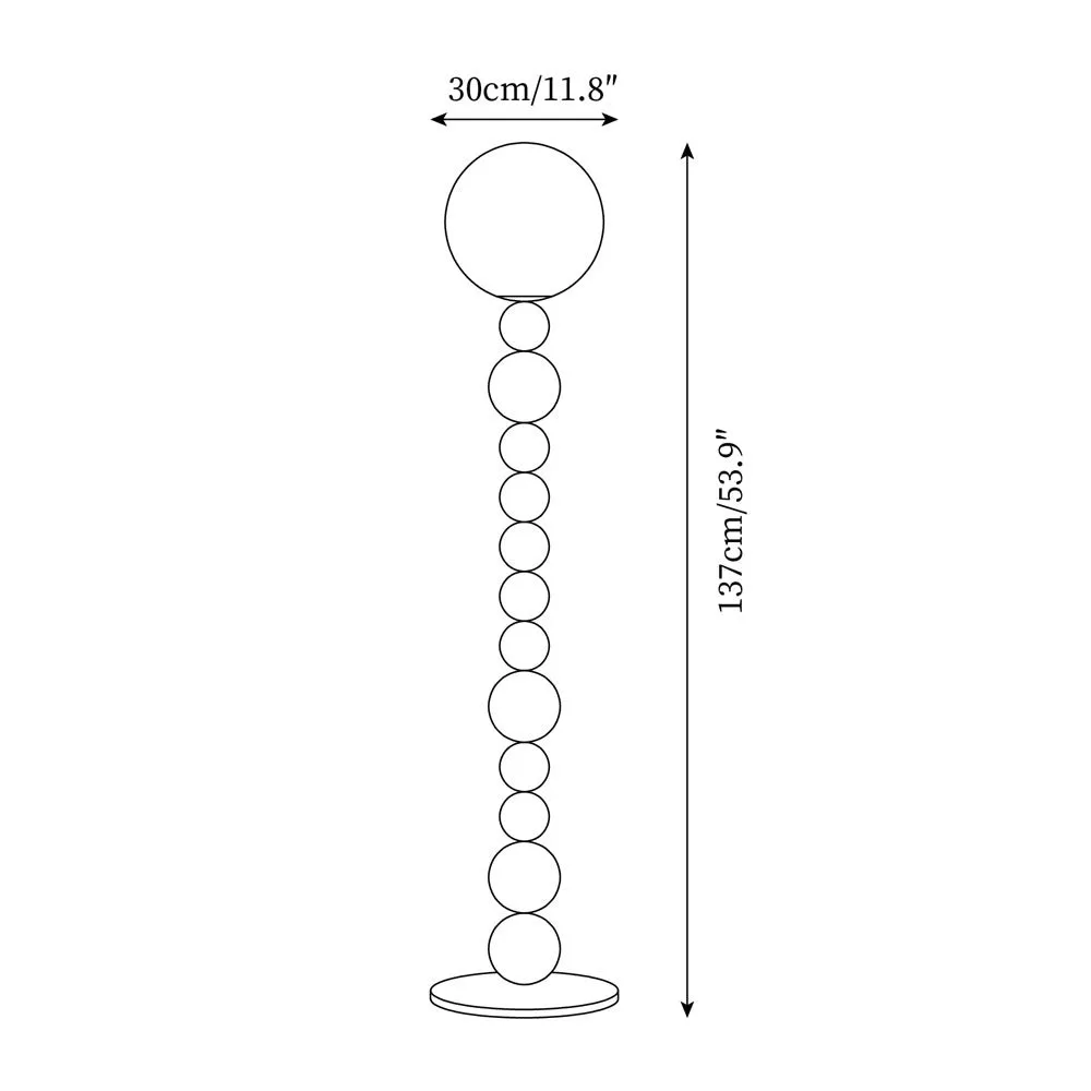 Modern Gourd Ball Floor Lamp M197