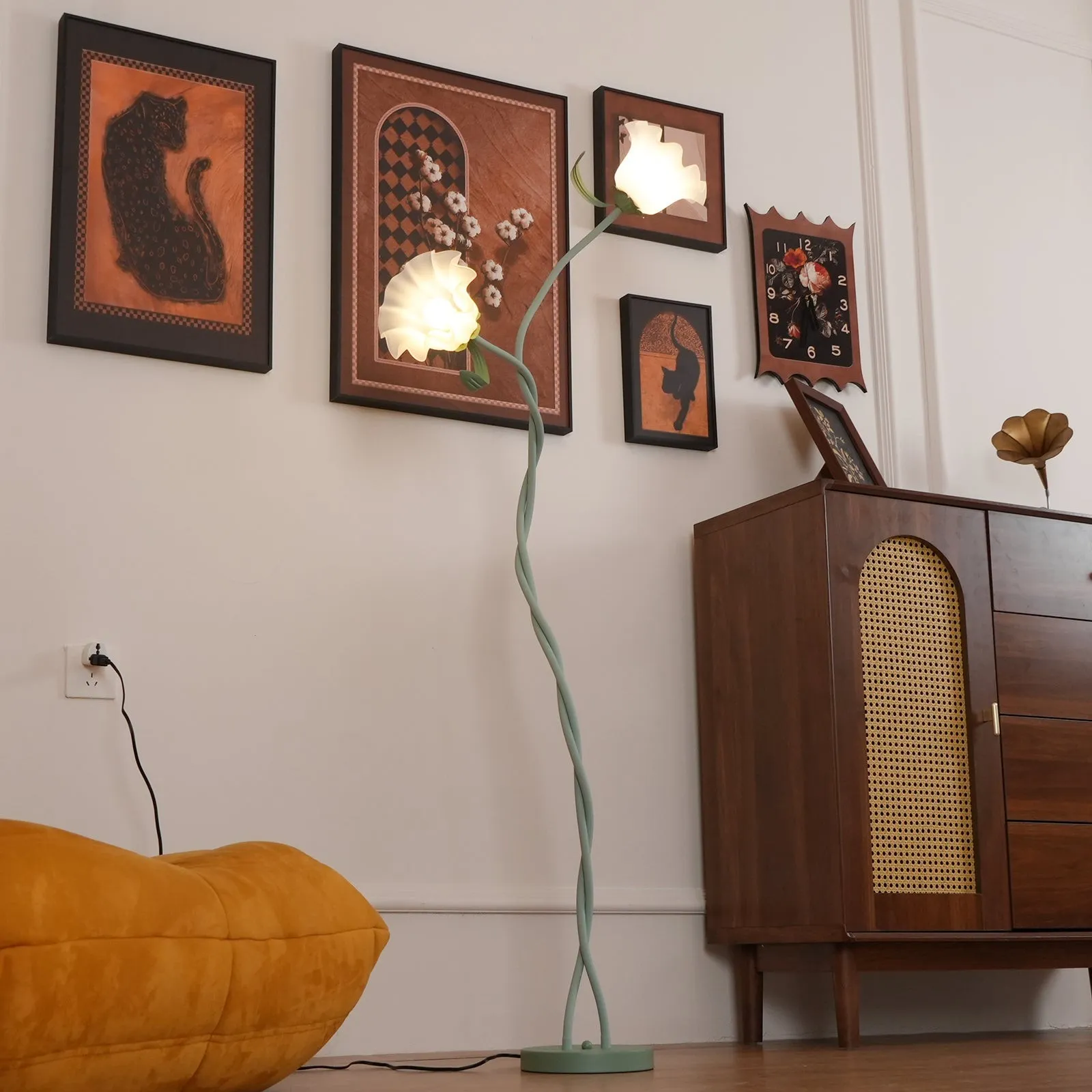 Creative Multi-Head Winding Flower Shape Floor Lamp M175