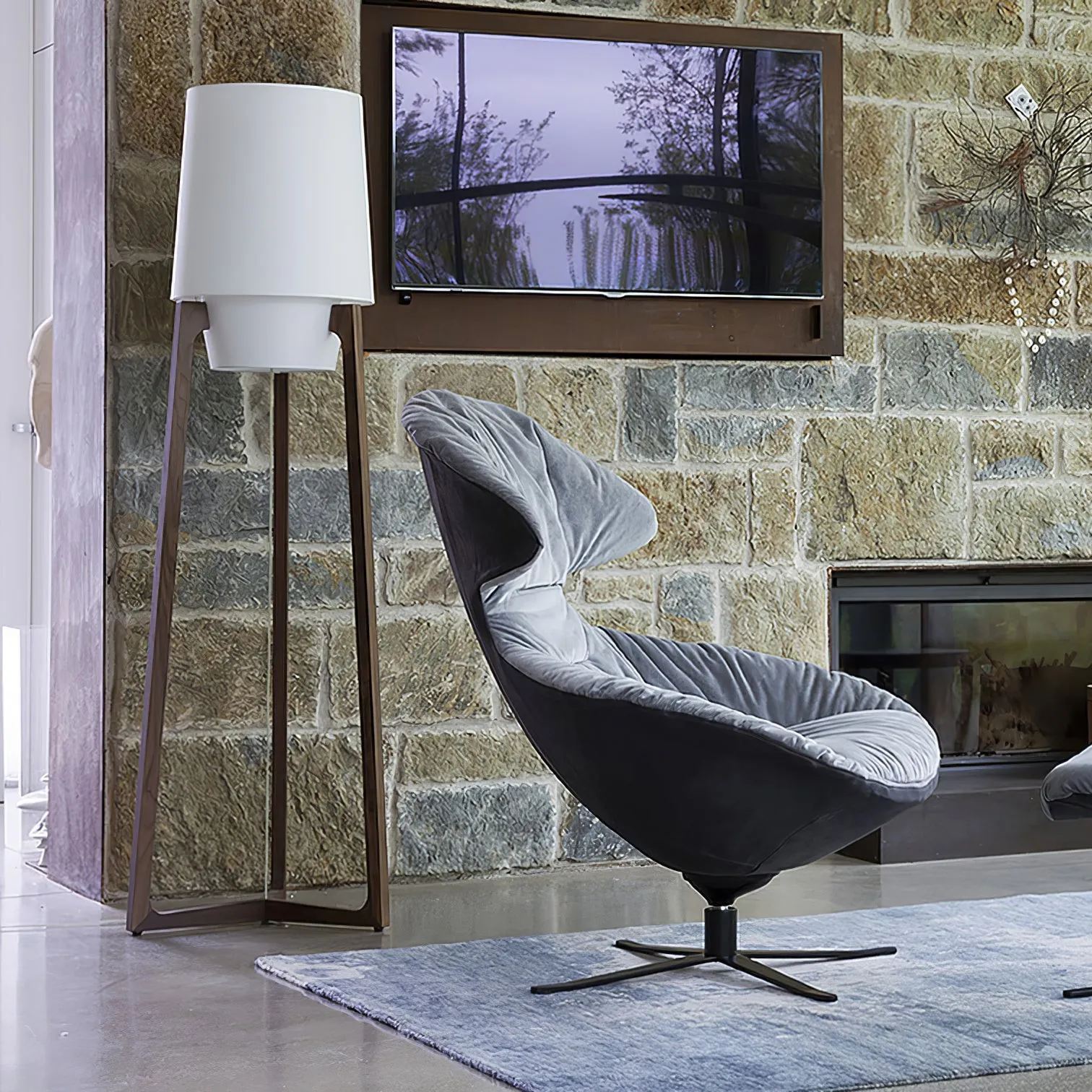 Modern Simple Chinese Style Solid Wood Floor Lamp M150