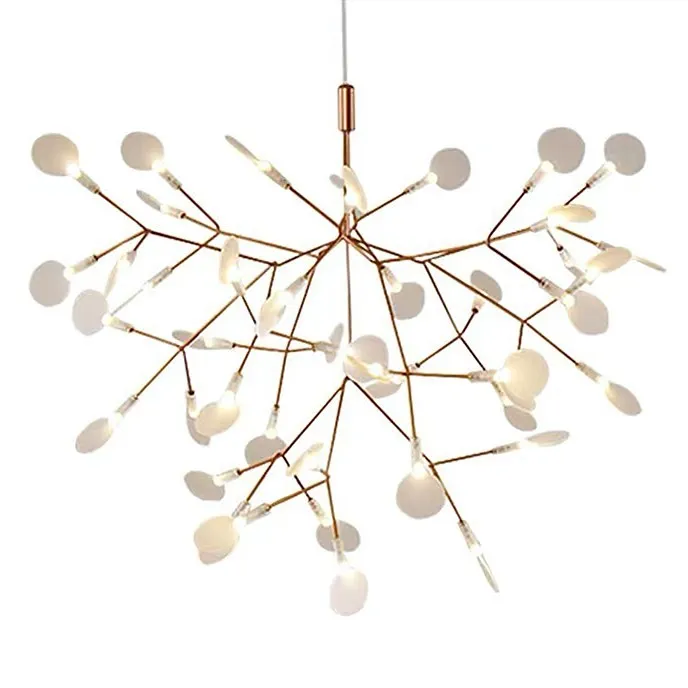 Scandinavian Branching LED Chandelier for Living Room