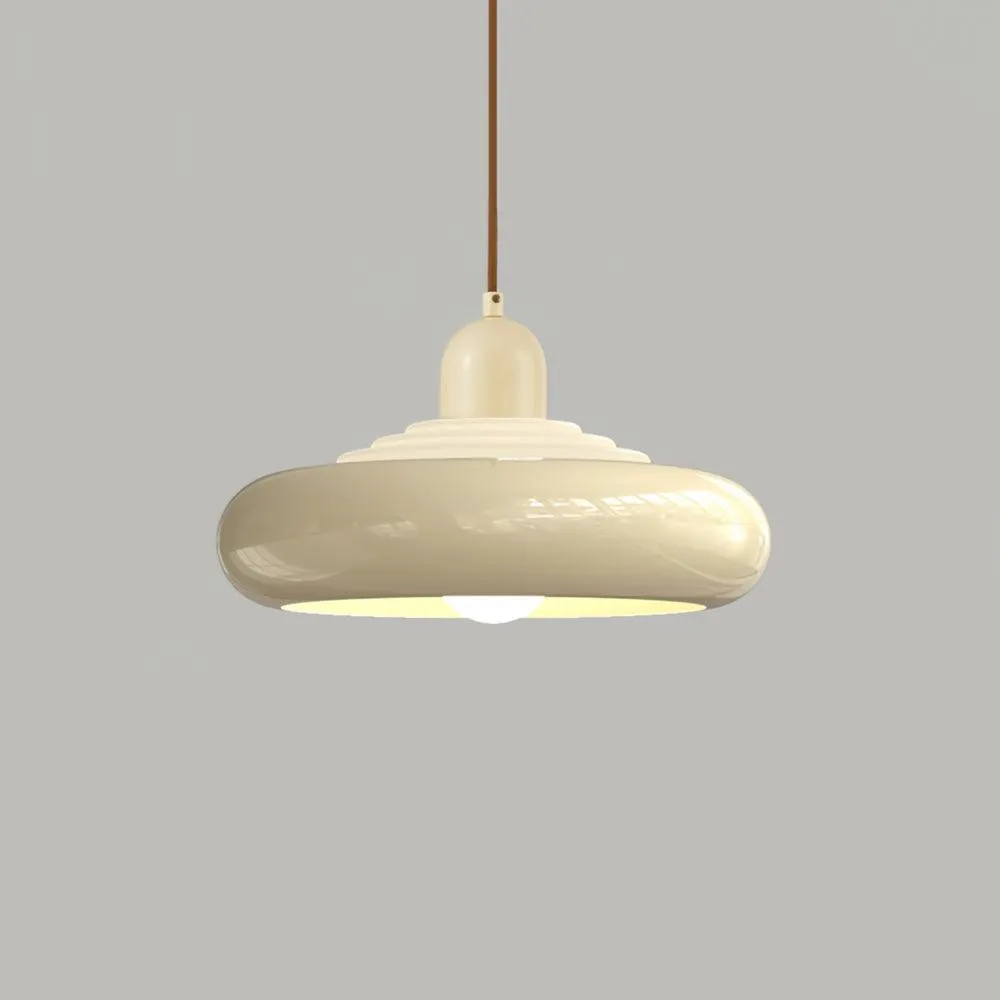 Multi-tiered Round Tower Cream Color Pendant Lamp M488