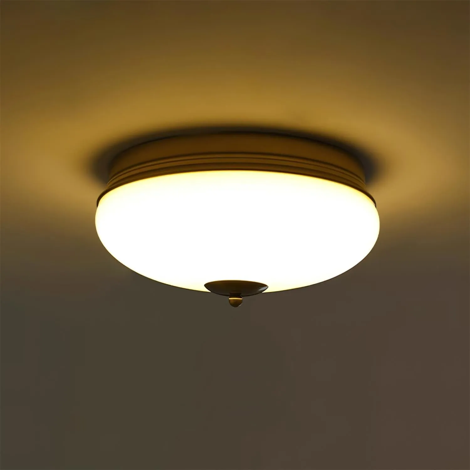 European Mid Century Cream Ceiling Light M242