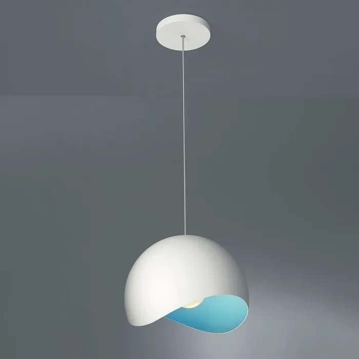 Creative Semi Eggshell Metal Pendant Light S158