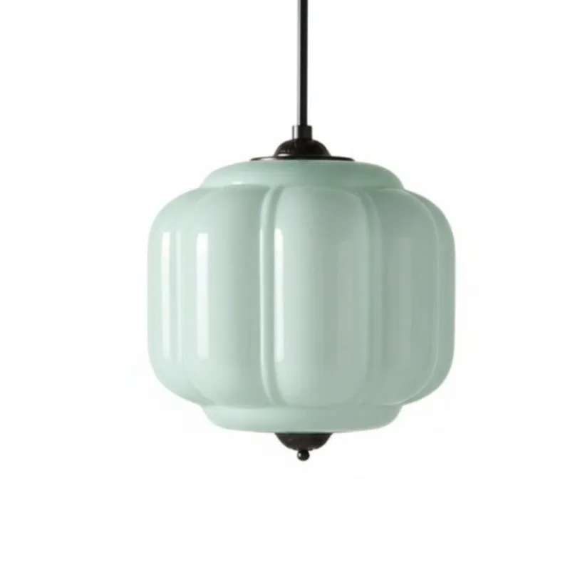 Vintage Cream Glass Pendant Light – Eloise Retro Chandelier S195