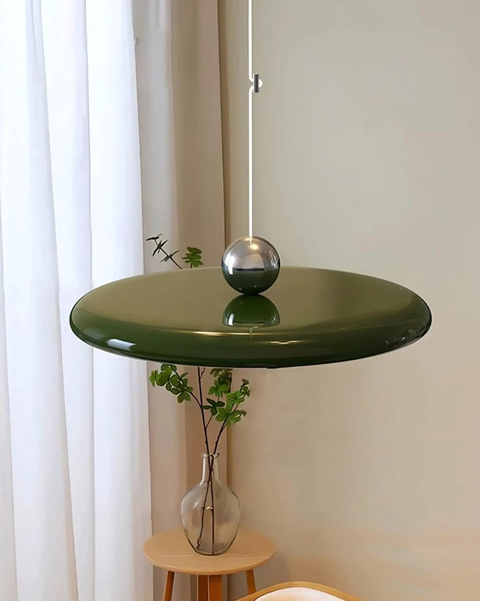 Simple Modern Adjustable Swing Arm Disc Pendant Lamp M110
