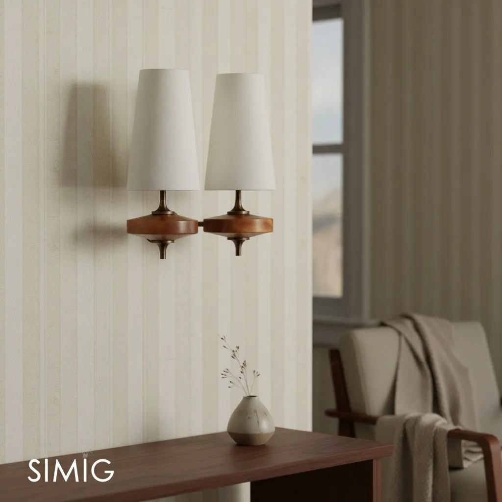 Chrona Rho Fabric Sculpt Wall Lamp - Artistic Contemporary Style T122
