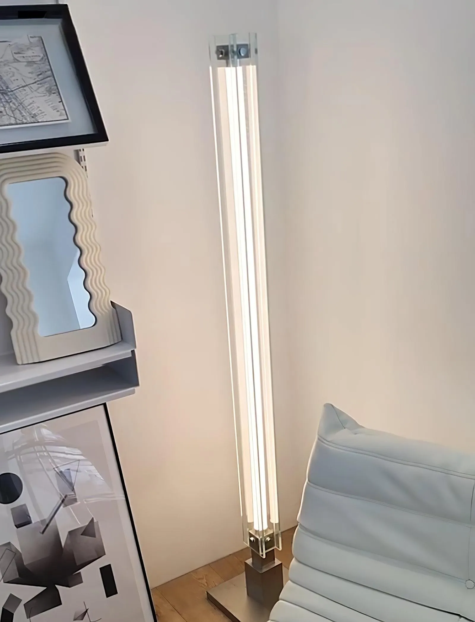 Industrial Style Minimalist Glass Floor Lamp S35