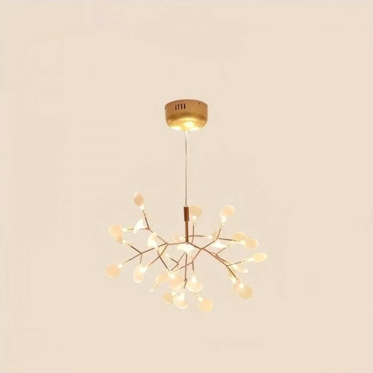 Scandinavian Branching LED Chandelier for Living Room