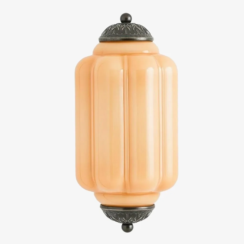 Eloise Brass Wall Sconce – Elegant Milk Glass Vintage Lighting T290