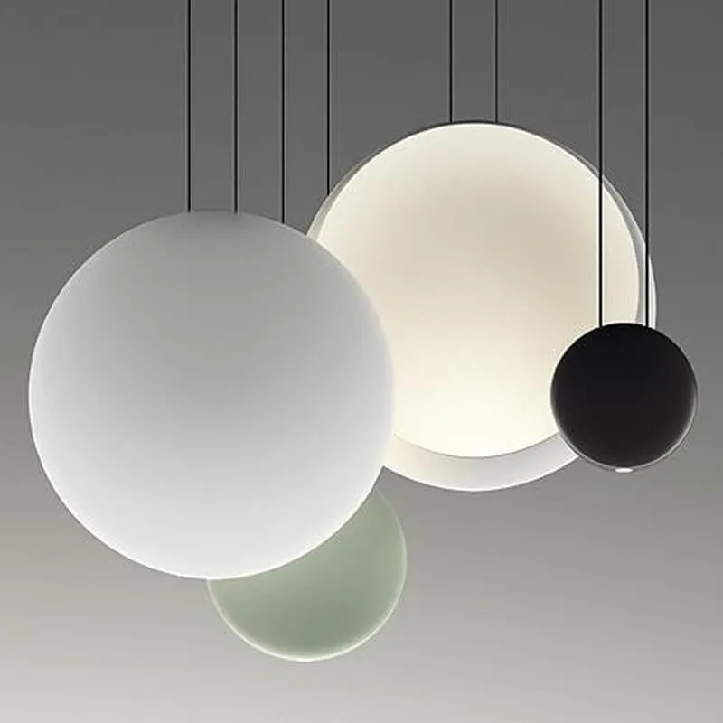 Modern Flattened Cosmos Pendant Light