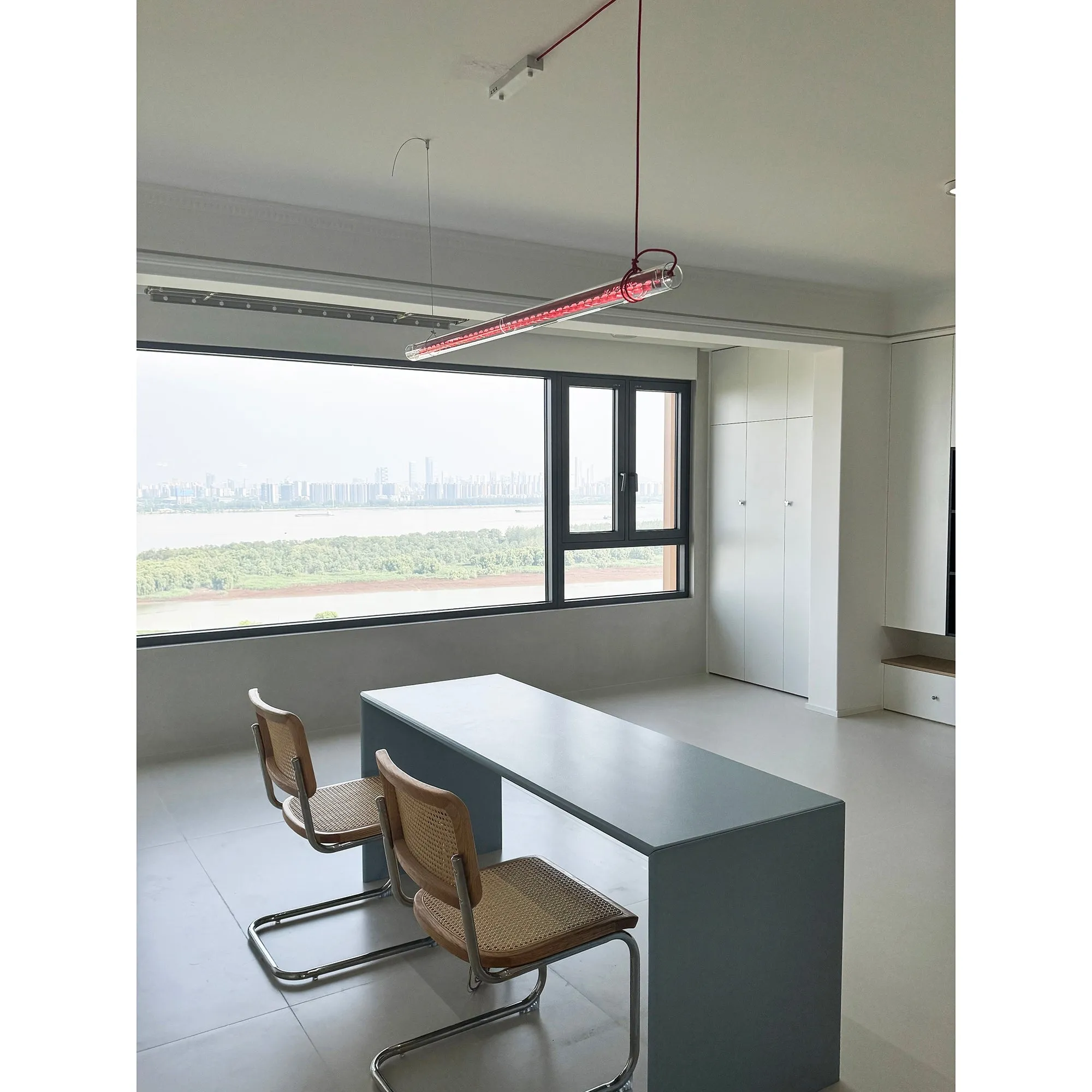 Tubular Linear LED Pendant Lamp D696