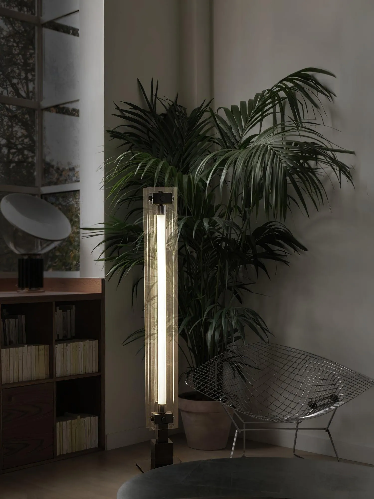 Industrial Style Minimalist Glass Floor Lamp S35