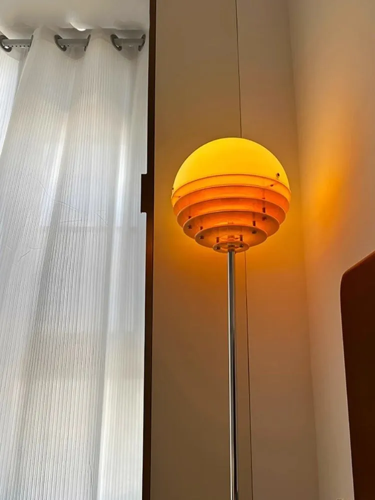 Bauhaus Acrylic & Glass Sunset Floor Lamp for Living Room G77
