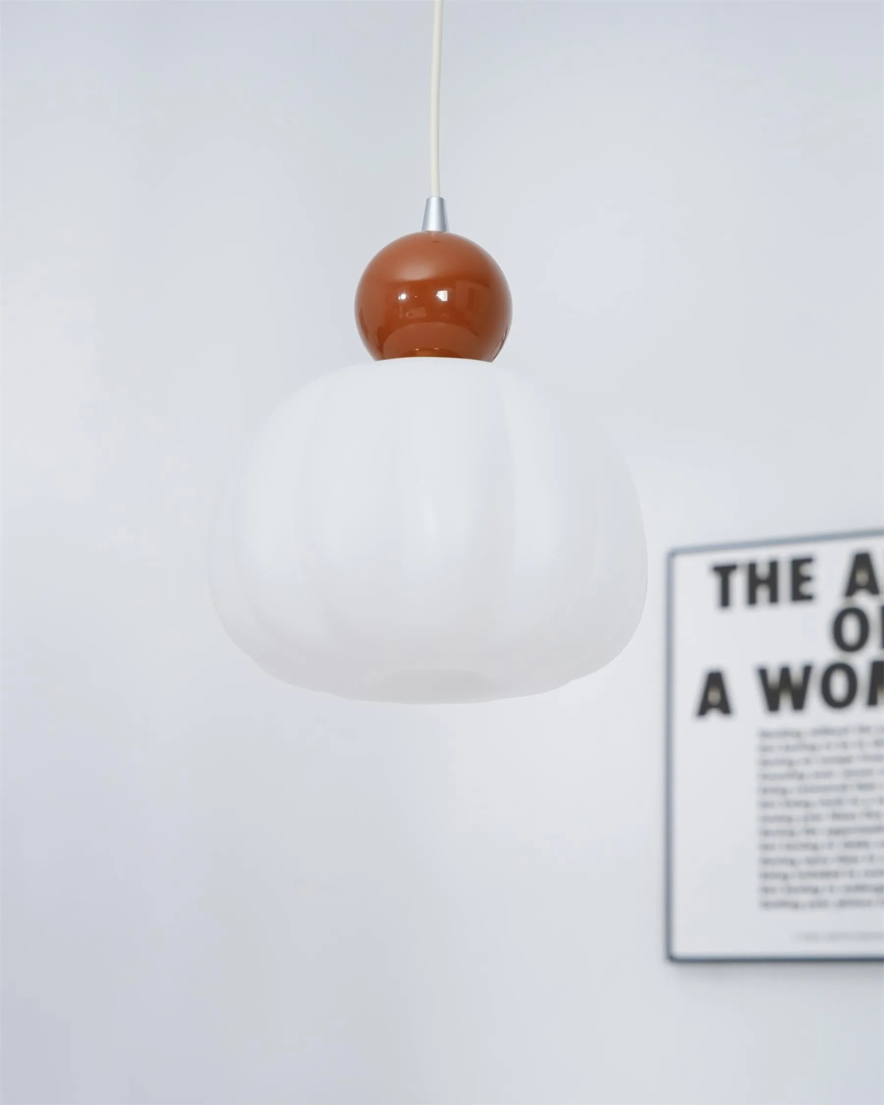 French Vintage Cream Pendant Lamp M129