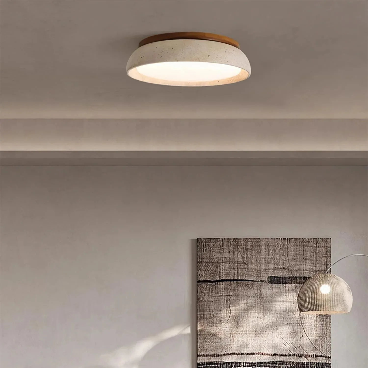 Torvella Modern Scandinavian Travertine Ceiling Light T431