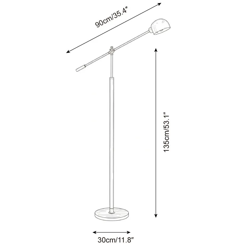 Heritage Swing Floor Lamp D316