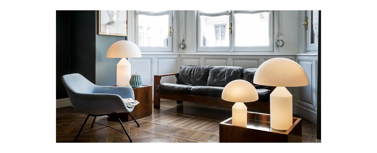 Udsøgt og bedste Atollo bordlampe replika til dekoration