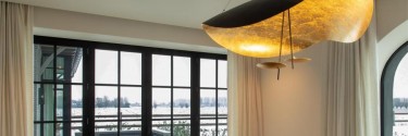 Kreatywna i innowacyjna replika lampy wiszącej lederam manta