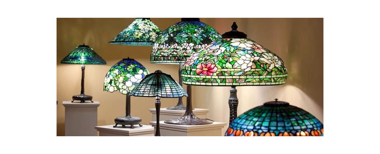 lampa tiffany oryginał rzeka życia